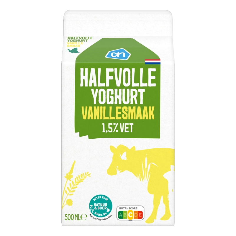 AH Halfvolle yoghurt vanillesmaak