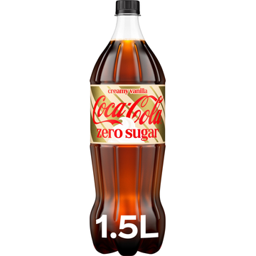 Coca-Cola Zero Sugar Holiday Creamy Vanilla 1,5L