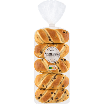 Jumbo Melk Brioches met Pure Chocoladestukjes 10 Stuks