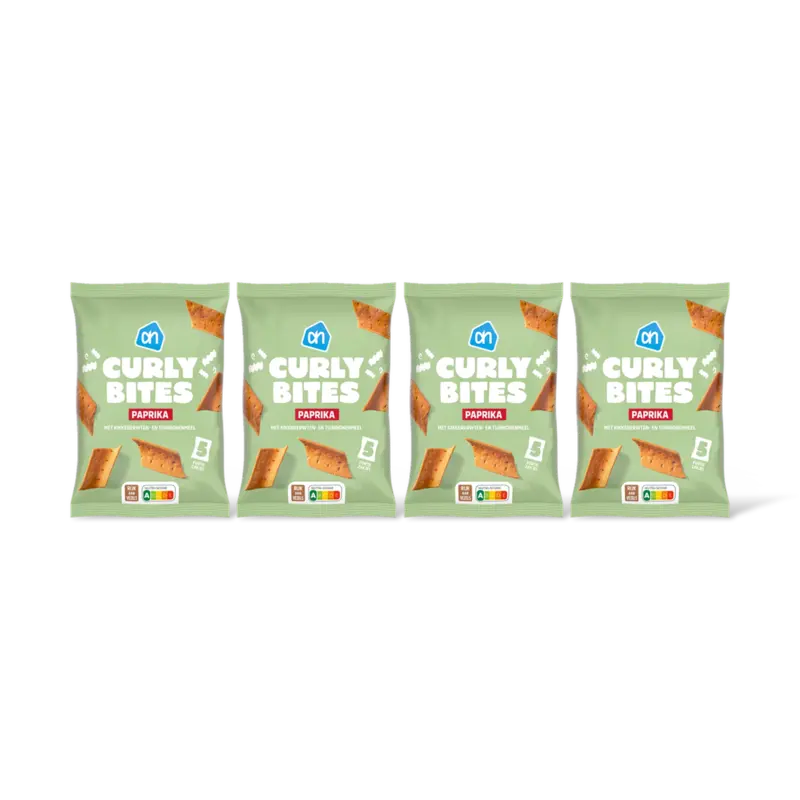 AH Curly bites paprika 4-pack