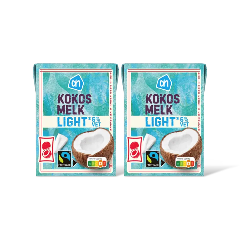 AH Kokosmelk light 2-pack