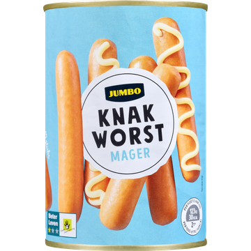 Jumbo Knakworst Mager 10 Stuks