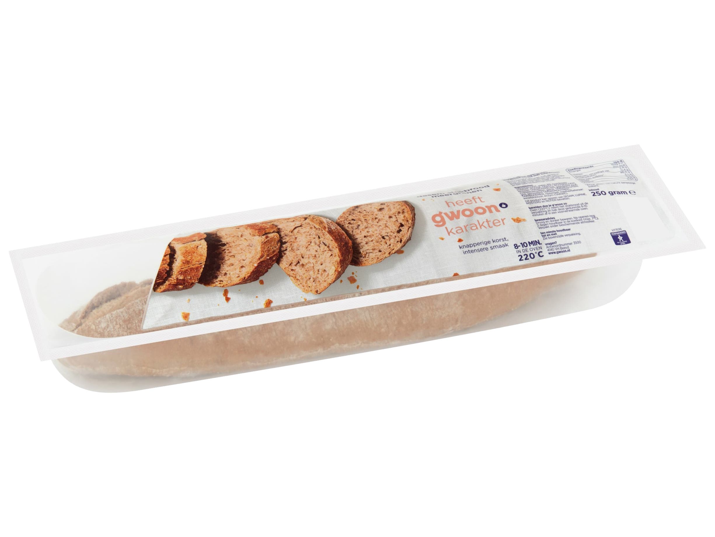 Rustiek baguette meergranen