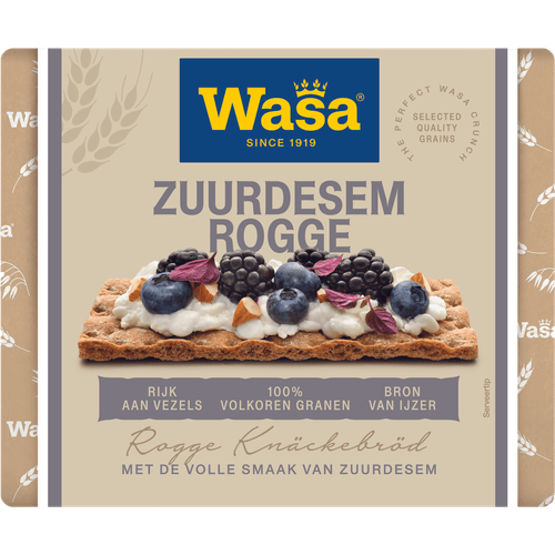Wasa Knackebrod zuurdesem rogge