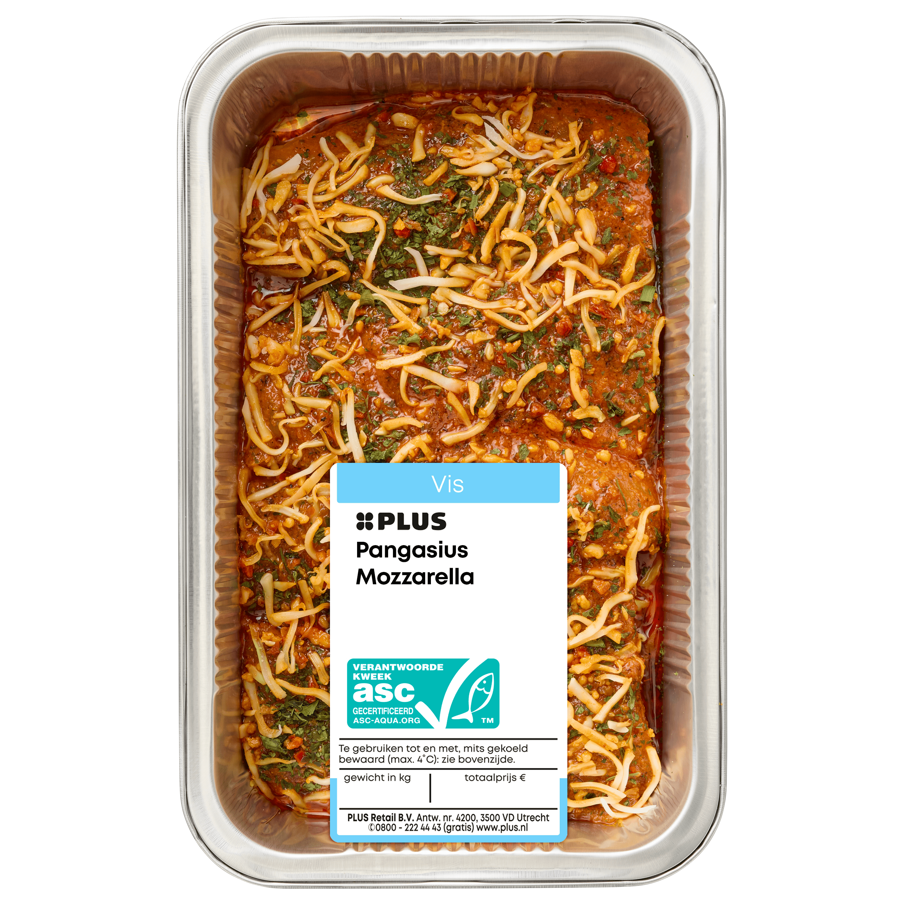 PLUS Ovenschotel Pangasius Mozzarella