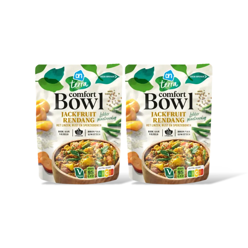 AH Terra Plantaardig comfort bowl jackfruit 2-pck