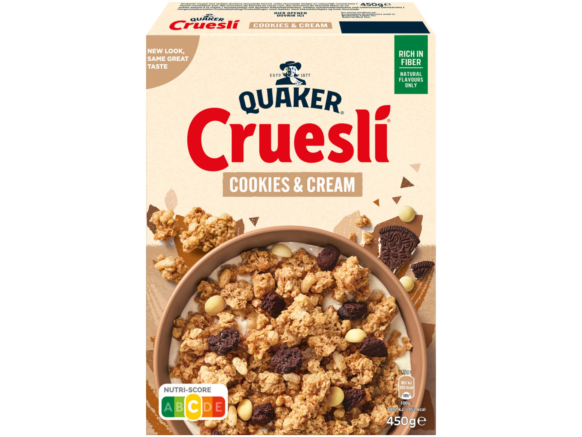 Cruesli cookies & cream