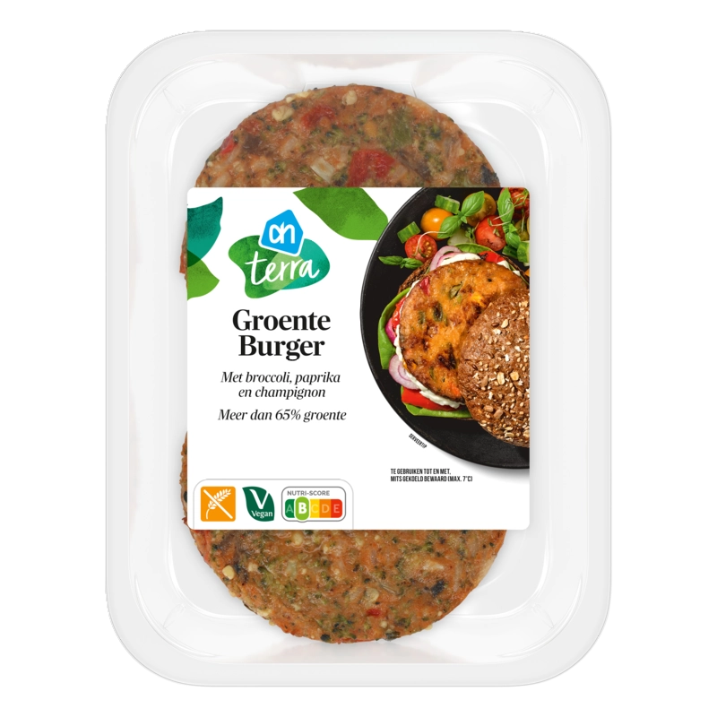 AH Terra Groenteburger broccoli paprika