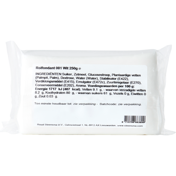 Steensma Rolfondant Wit 250 g