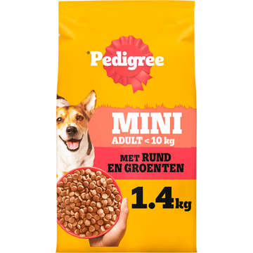 Pedigree Adult - Hondenbrokken - Rund en Groenten Hondenvoer - 1.4kg