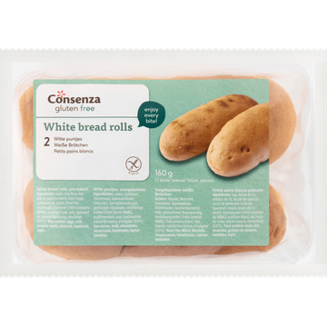 Consenza Glutenvrije witte puntjes 2st 180g