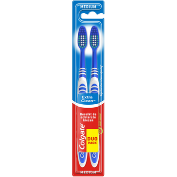 Colgate Extra Clean Tandenborstel 2 Stuks