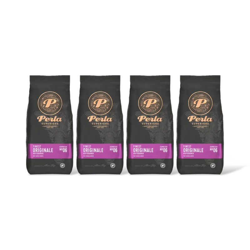 Perla Superiore Finest originale koffiebonen 4-pack