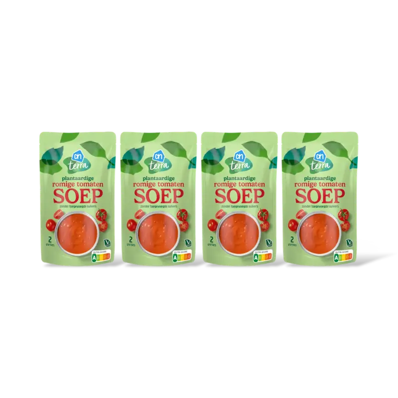 AH Terra Plantaardige romige tomatensoep 4-pack