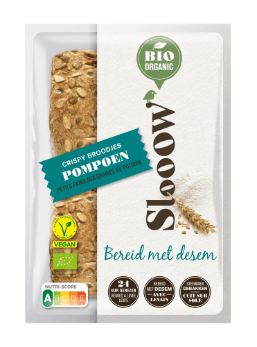 Slooow BIO Pompoenbroodjes 4 stuks