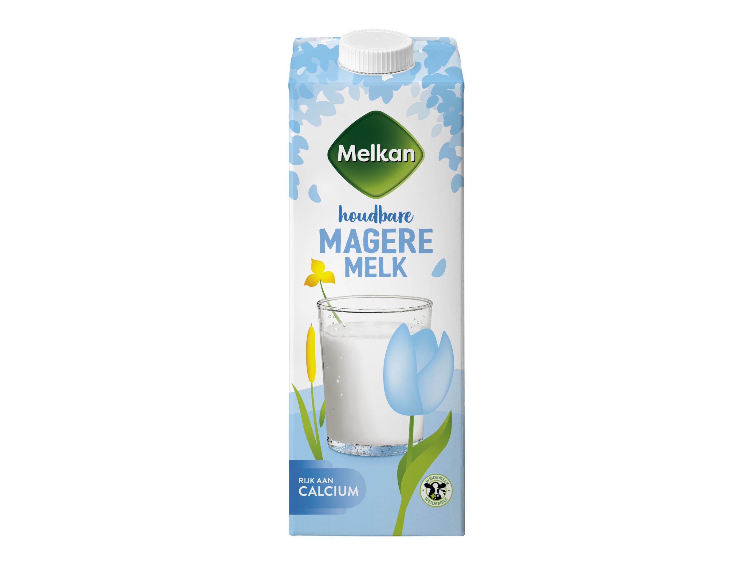 Magere melk 0% vet melk houdbaar