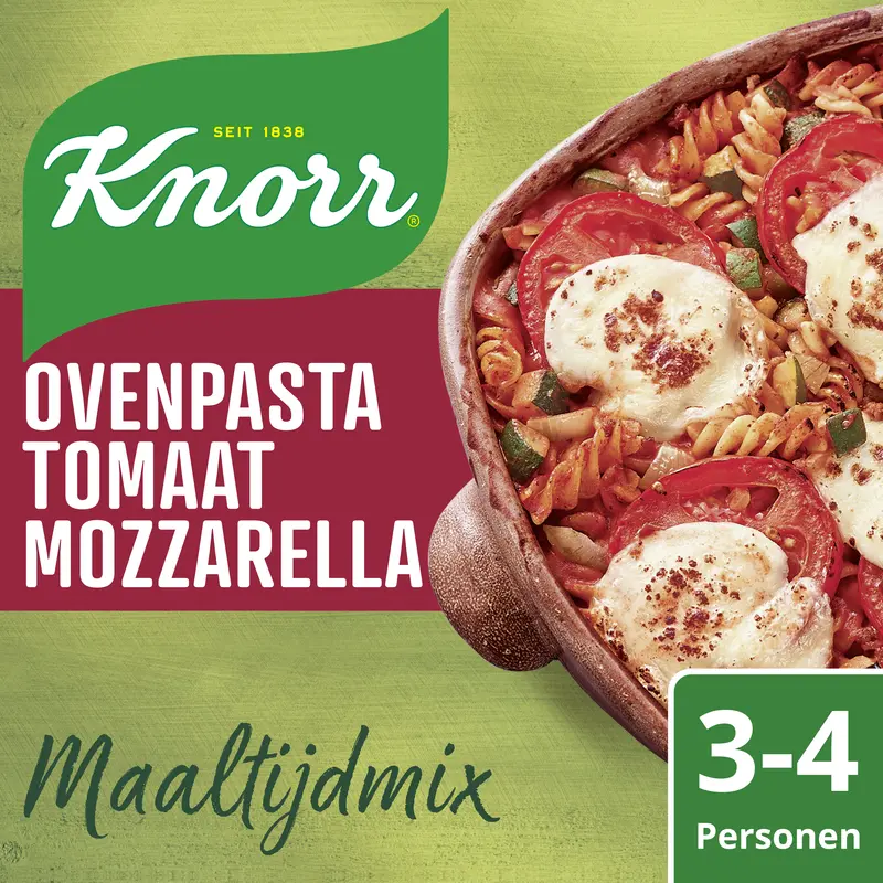 Knorr Maaltijdmix ovenpasta tomaat mozzarella