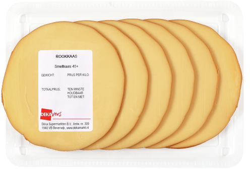 DekaVers Rookkaas gesneden