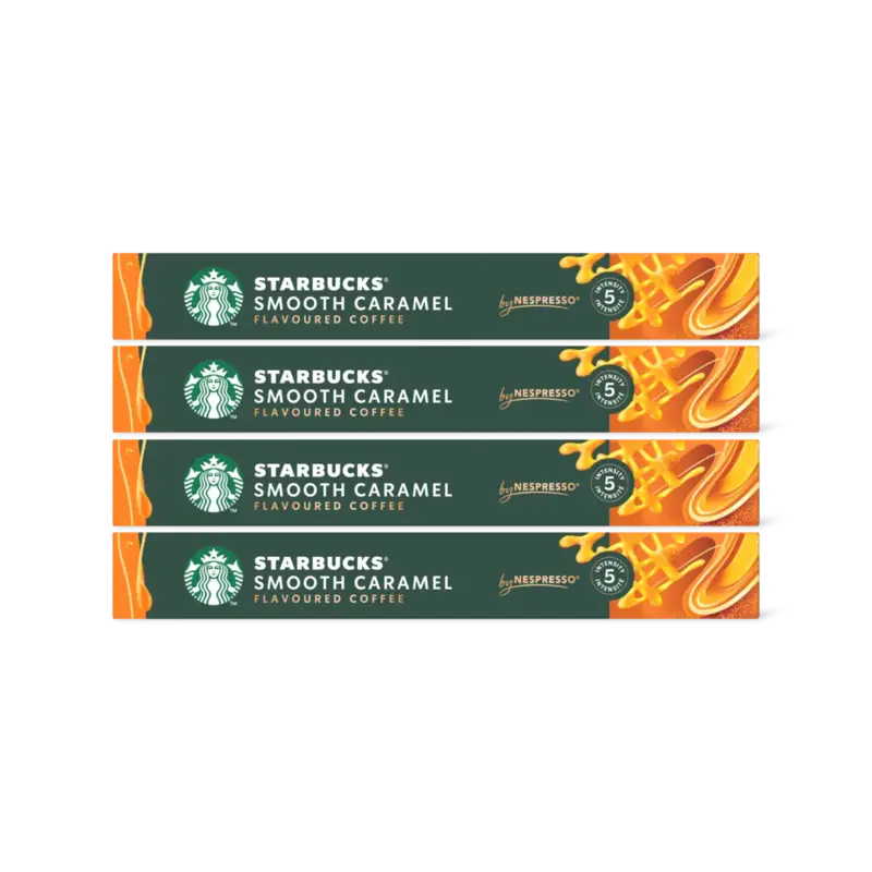 Starbucks Nespresso smooth caramel capsules 4-pack
