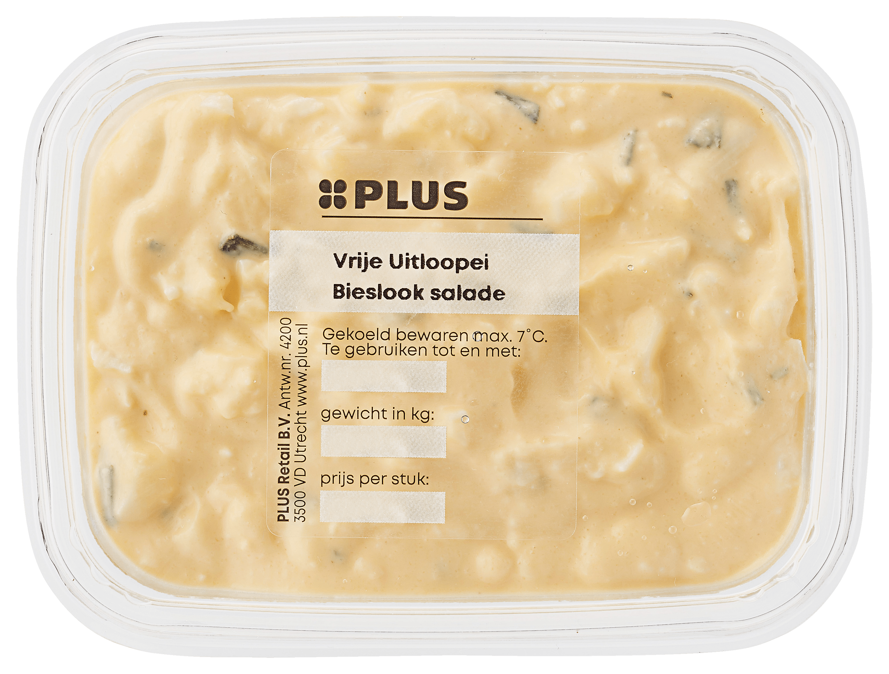 PLUS Vrije uitloop ei-bieslooksalade