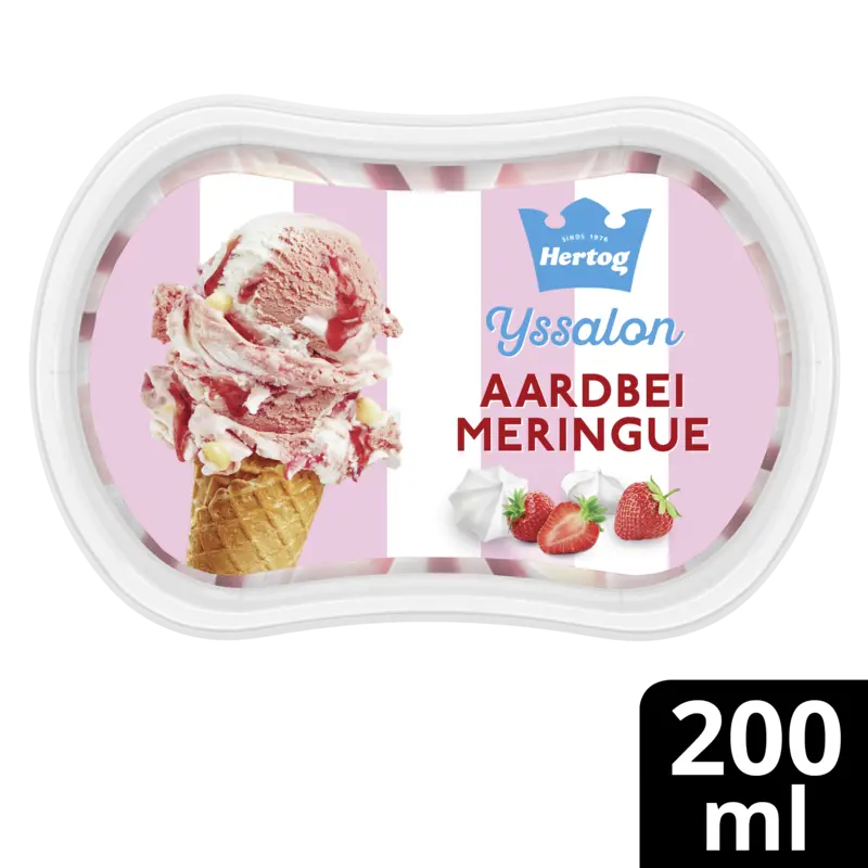 Hertog Ijssalon mini aardbeien meringue