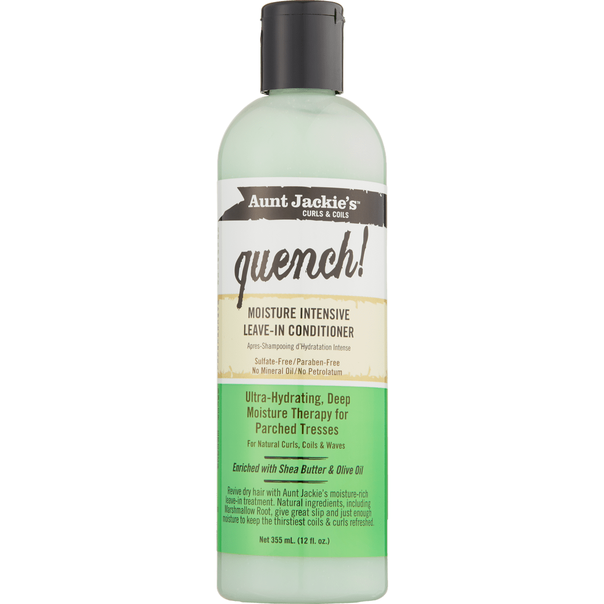 Aunt Jackie's Curls and Coils Quench Leave In Conditioner 355 ML