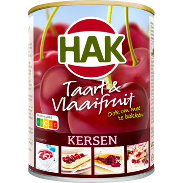 Hak Taart & Vlaaifruit Kersen 430 g