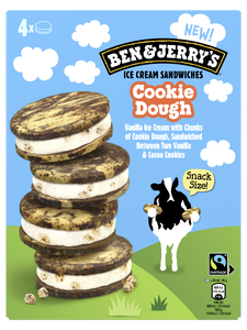 Ben & Jerry's Ice Cream Sandwich Cookie Dough
