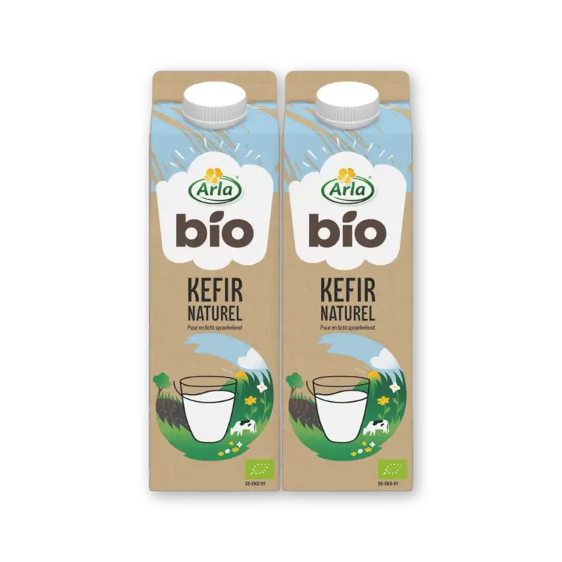 Arla Biologisch kefir naturel 2-pack