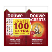 Douwe Egberts snelfilterkoffie aroma rood dubbelpak