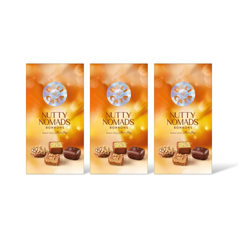 Delicata Nutty nomads 3-pack