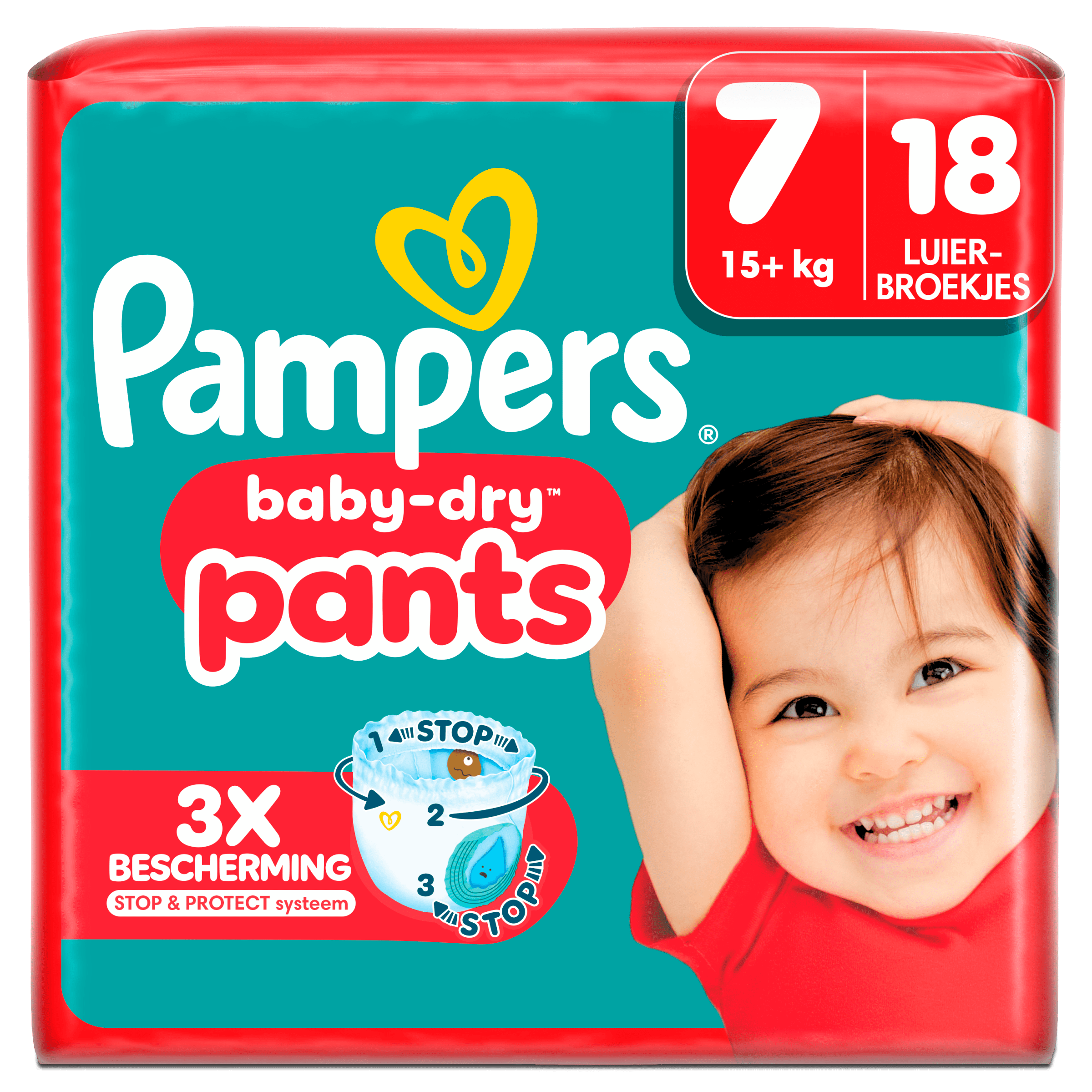Pampers Baby-dry pants maat 7