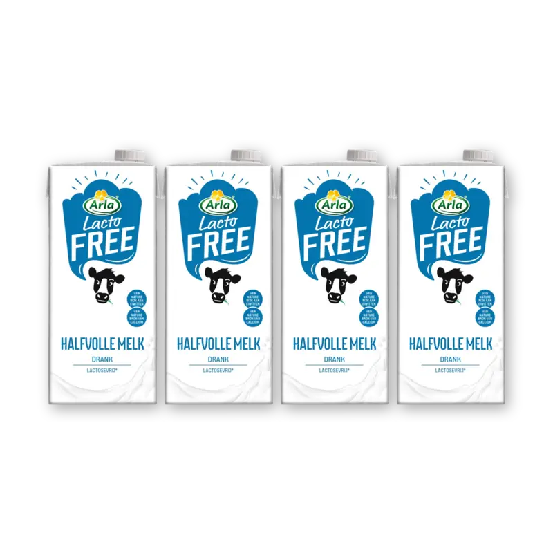 Arla Lactofree halfvolle melk 4-pack