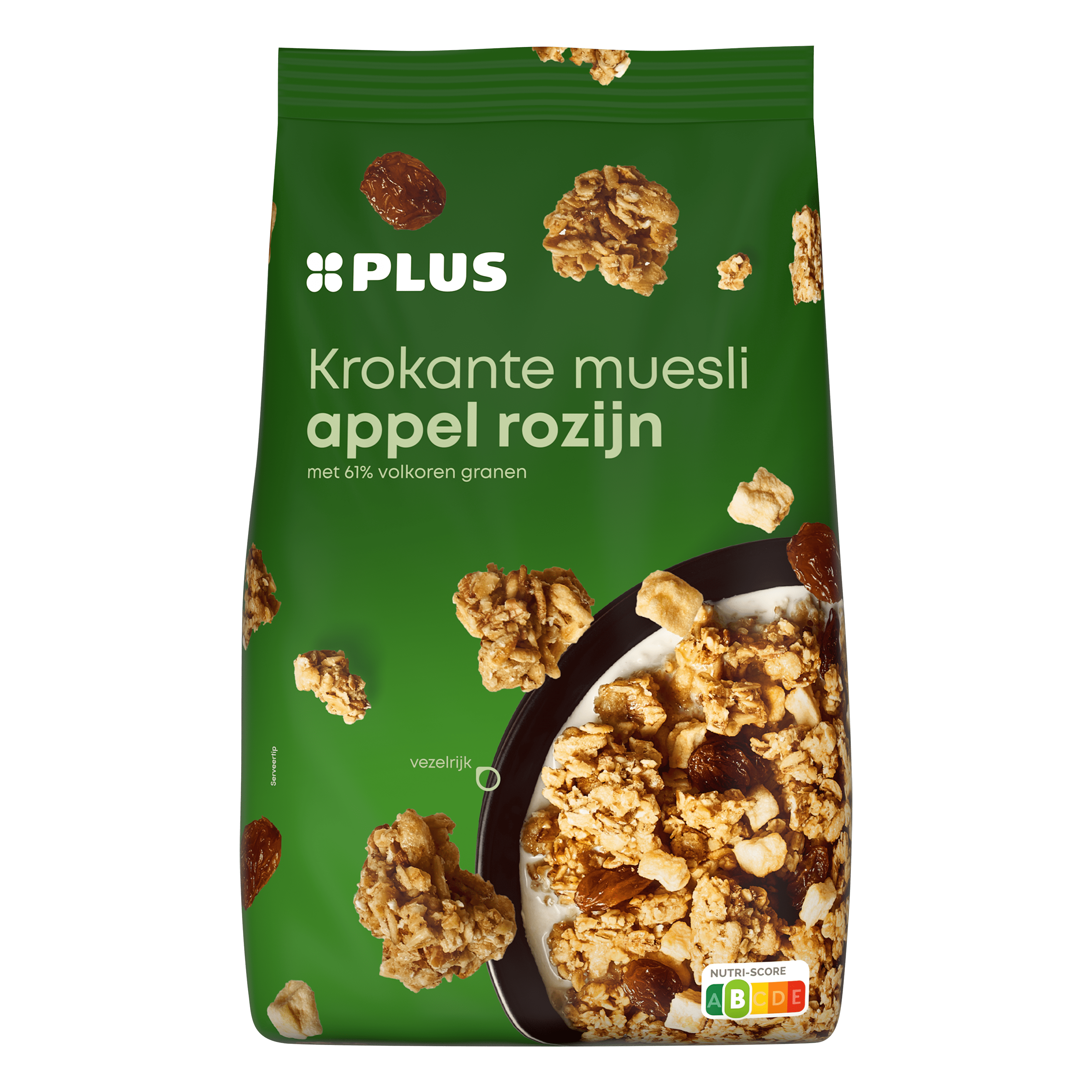PLUS Krokante muesli appel en rozijn