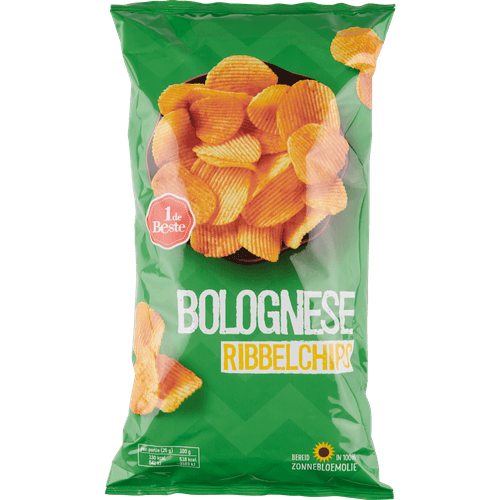 1 de Beste Ribbelchips bolognese