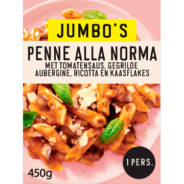 Jumbo's Vriesverse Maaltijd Penne alla Norma 450g
