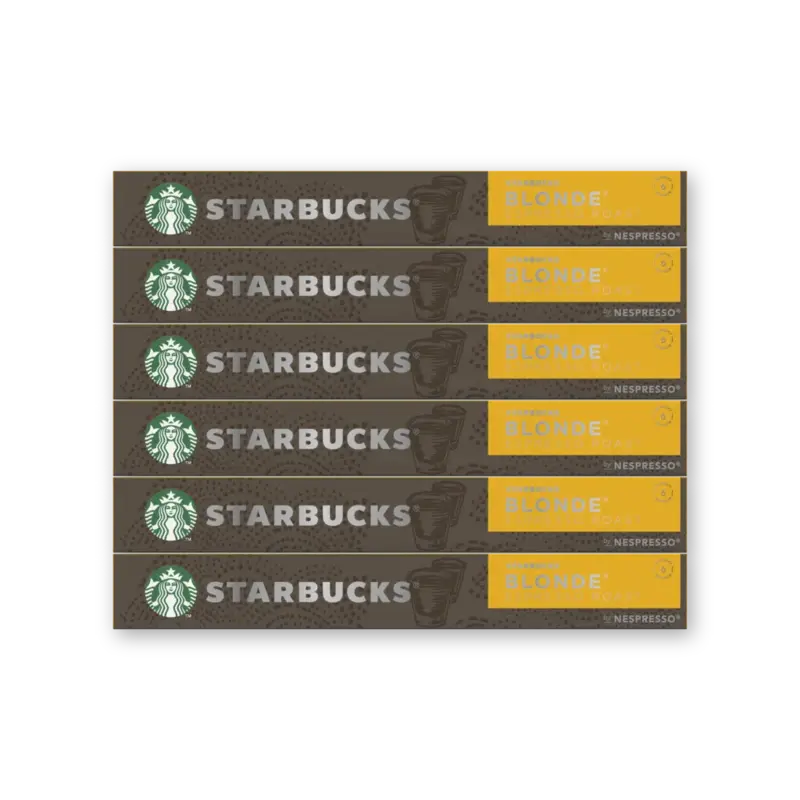Starbucks Nespresso blonde espresso roast cap 6pk