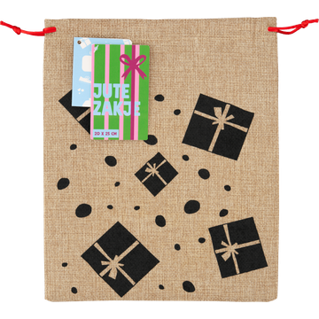 Sinterklaas Jute Zakje