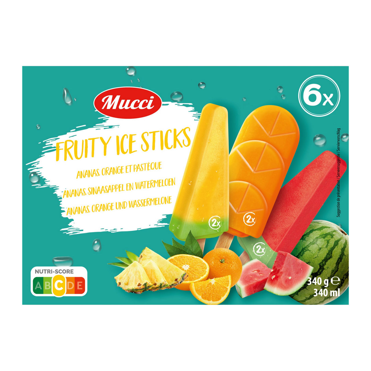 Fruity ice sticks