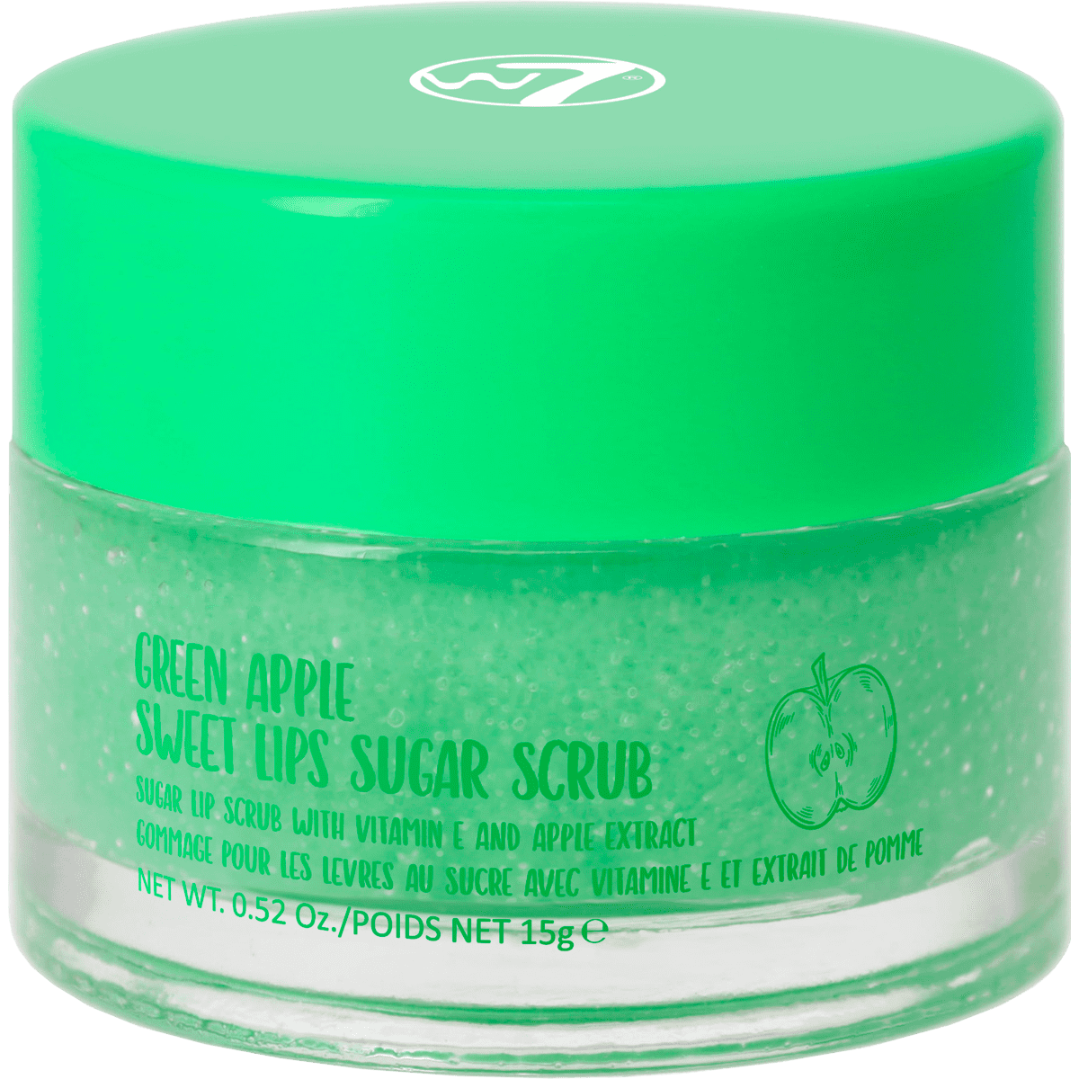 W7 Sweet Sugar Scrub Green Apple