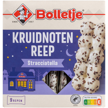 Bolletje Kruidnotenreep Stracciatella 235g