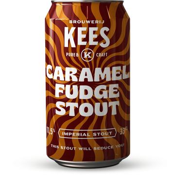 Brouwerij Kees - Caramel Fudge Stout - Blik - 330ML