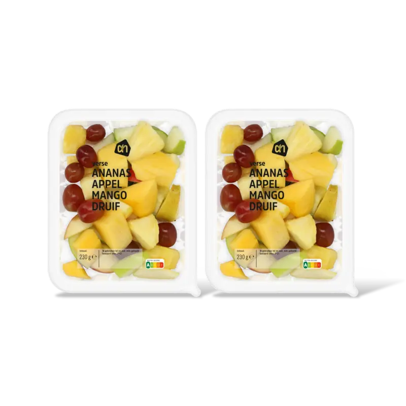 AH Verse ananas, appel, mango en druif 2-pk