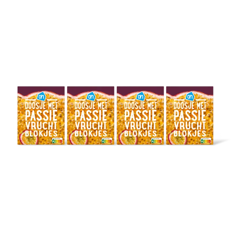 AH Doosje met passievruchtblokjes 4-pack