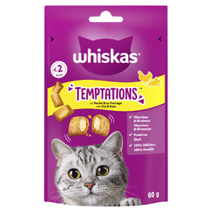 Whiskas Temptations Kaas Kip