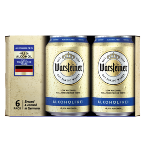 Warsteiner 0% 6x330ml Blik
