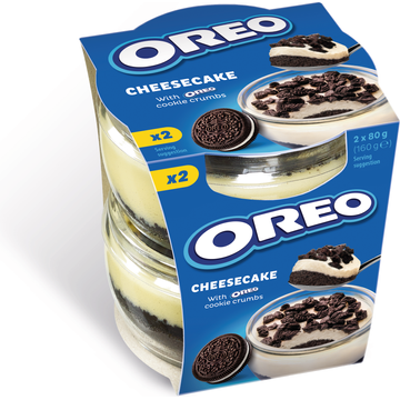 Oreo Cheesecakes Toetje 2 x 80 g