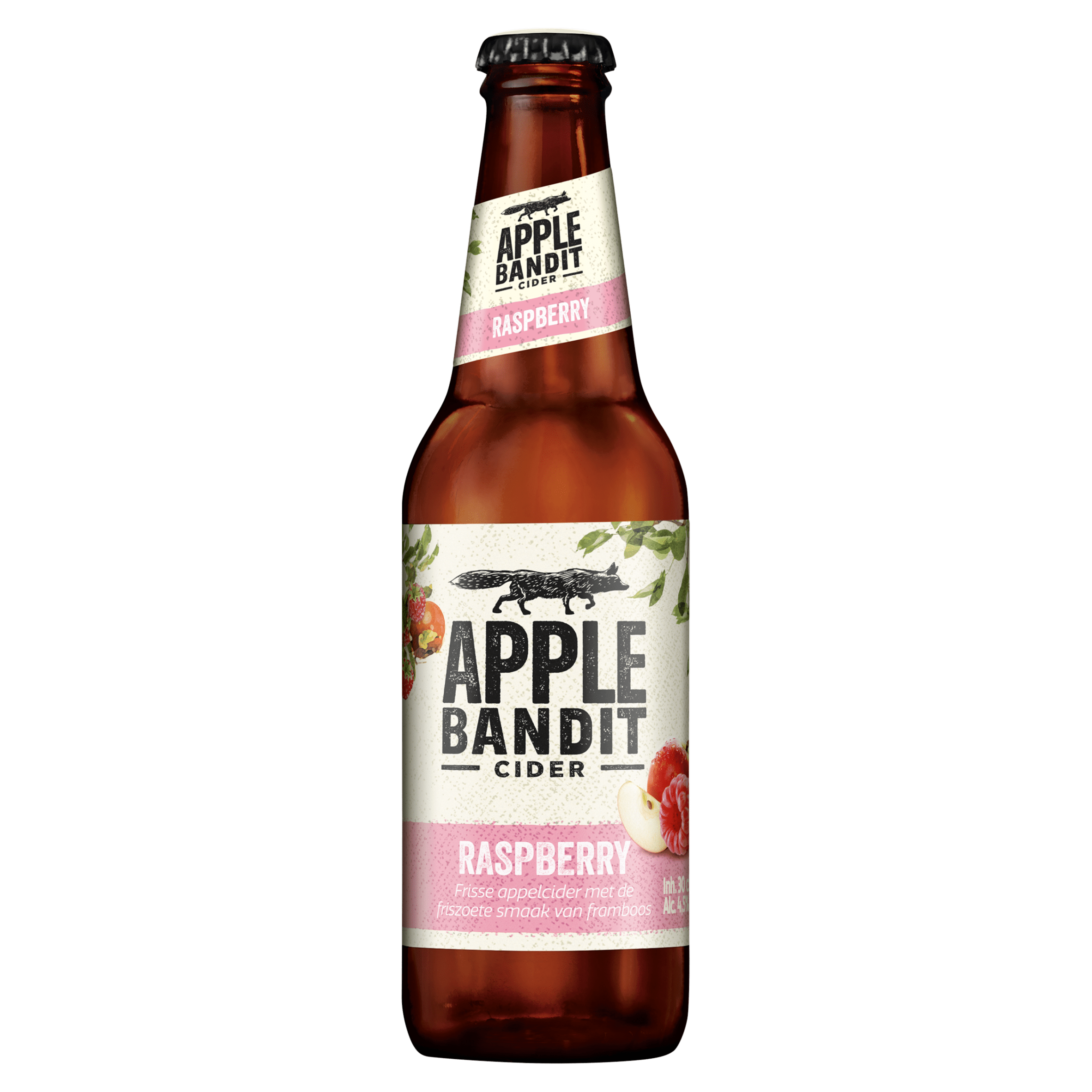 Apple Bandit Raspberry cider fles