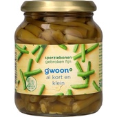 g'woon sperziebonen gebroken fijn