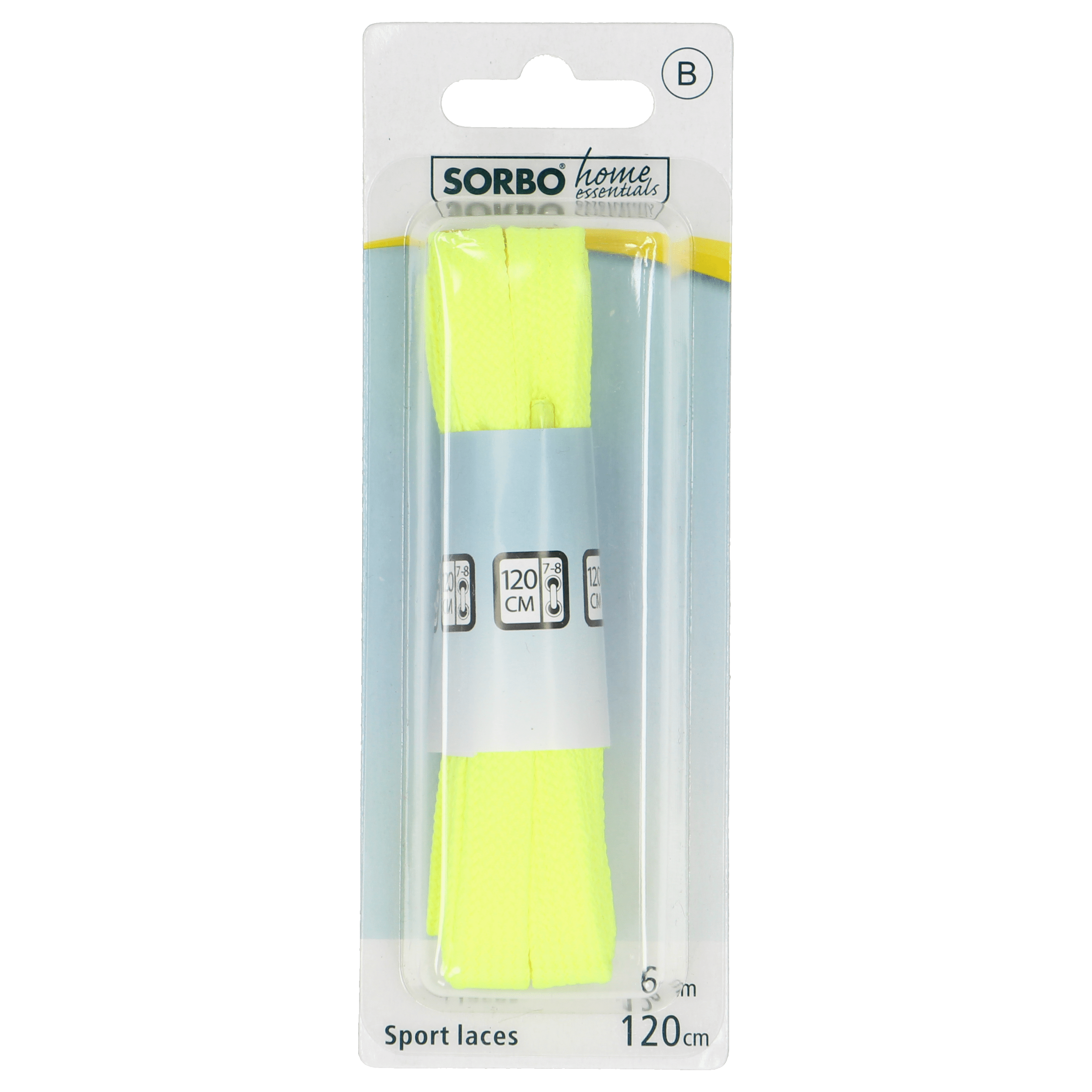 Sorbo Veters polyester Fluo 120cm 1Pr